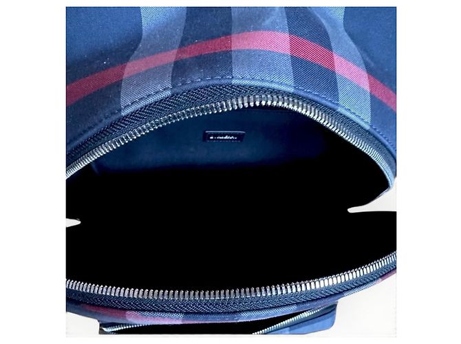 Burberry Jeff Check Rucksack aus Canvas - Ansicht 12