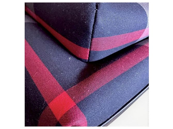 Burberry Jeff Check Rucksack aus Canvas - Ansicht 13