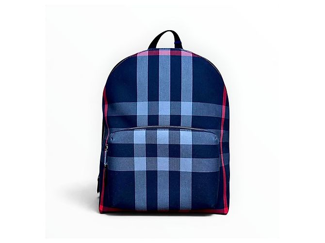 Burberry Jeff Check Rucksack aus Canvas - Ansicht 5