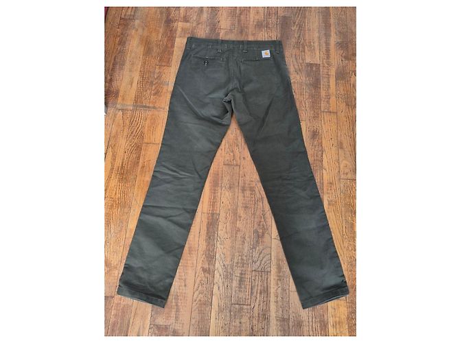Autre Marque Carhartt WIP Sid Pant - Verde Oliva - vista 6