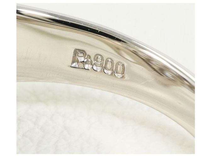 Autre Marque PT900 Platinring mit Diamant - Ansicht 5