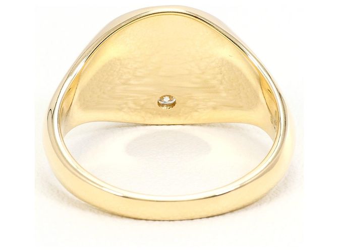 Autre Marque 10K Gelbgold-Ring mit Diamant - Ansicht 4