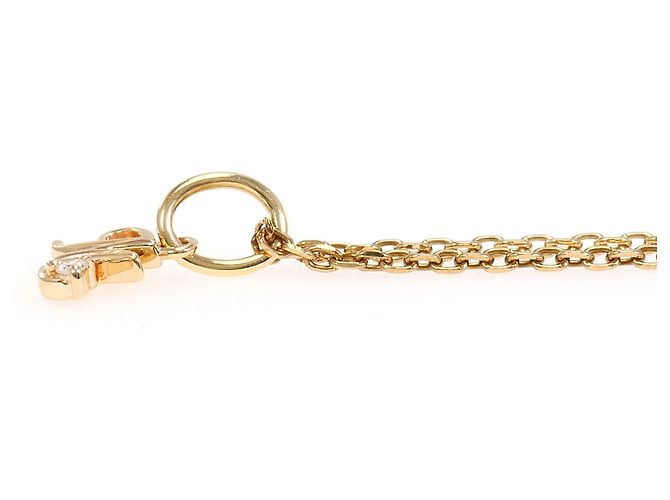 Autre Marque Collana in oro giallo 10K con diamante - vista 2