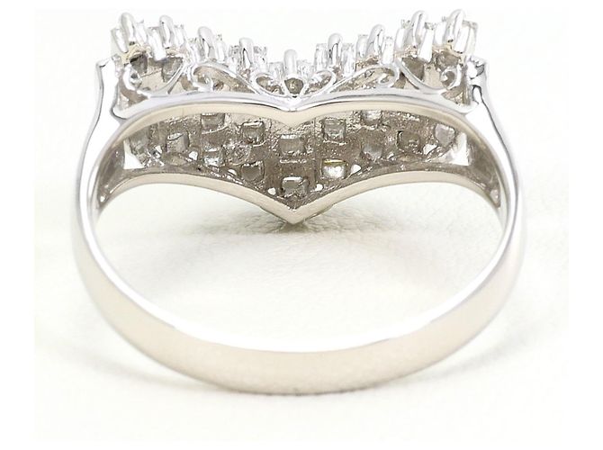 Autre Marque Platin-Diamant-Bandring - Ansicht 4