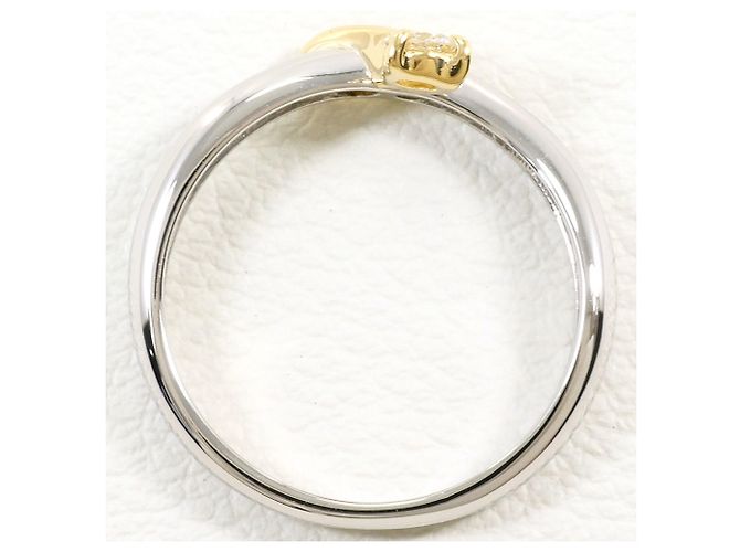 Autre Marque Anello fede in platino PT900 e oro giallo 18K - vista 2