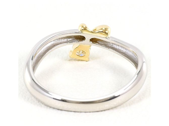Autre Marque Anello fede in platino PT900 e oro giallo 18K - vista 3