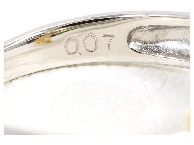 Autre Marque Anello fede in platino PT900 e oro giallo 18K - vista 5