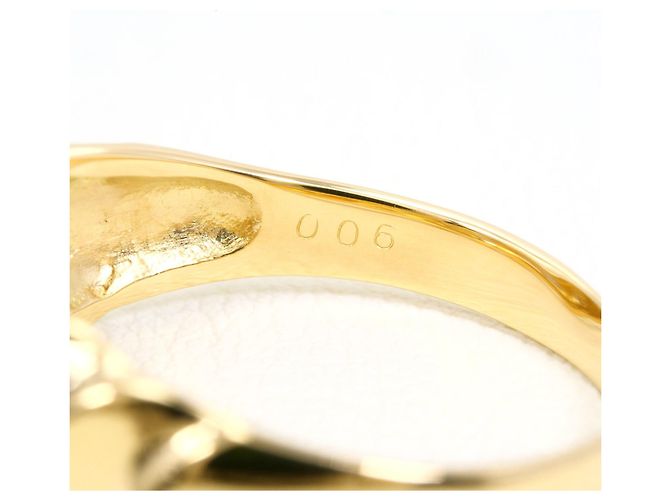 Autre Marque Ehering aus Platin und Gelbgold mit Diamant - Ansicht 5