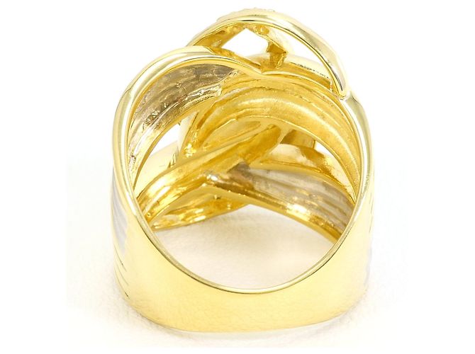 Autre Marque Anello fede in platino PT900 e oro giallo 18K - vista 4