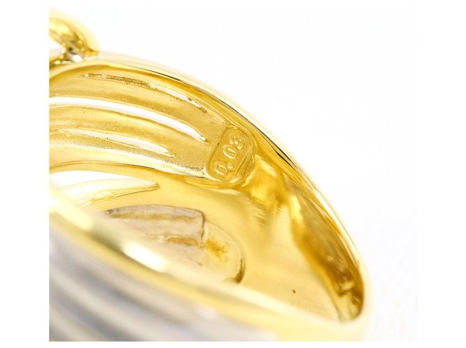 Autre Marque Anello fede in platino PT900 e oro giallo 18K - vista 5