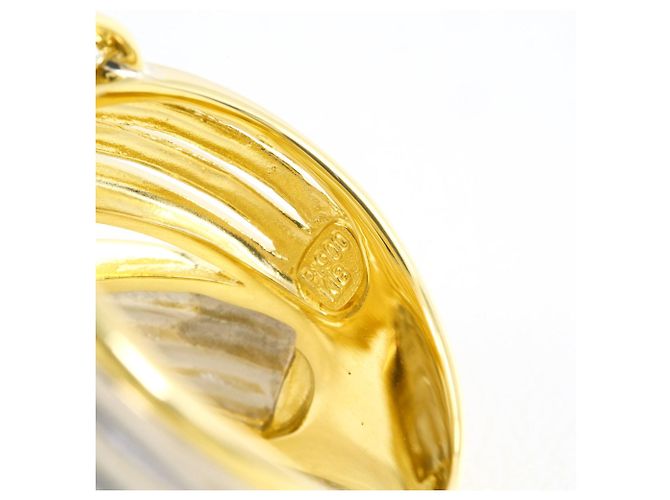 Autre Marque Anello fede in platino PT900 e oro giallo 18K - vista 6