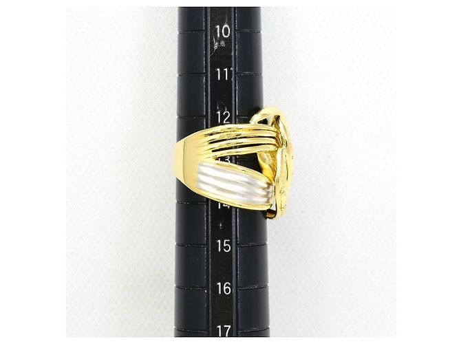 Autre Marque Anello fede in platino PT900 e oro giallo 18K - vista 7