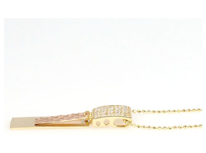 Autre Marque Collana in oro 14K con zirconia - vista 2