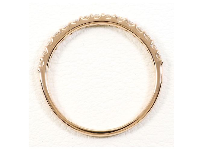 Autre Marque Ehering aus 18K Roségold mit Diamant - Ansicht 2