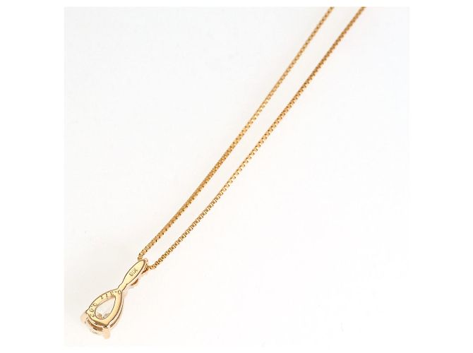 Autre Marque Collana in oro rosa 18K con diamante giallo - vista 3