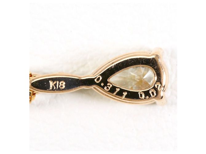 Autre Marque Collana in oro rosa 18K con diamante giallo - vista 4