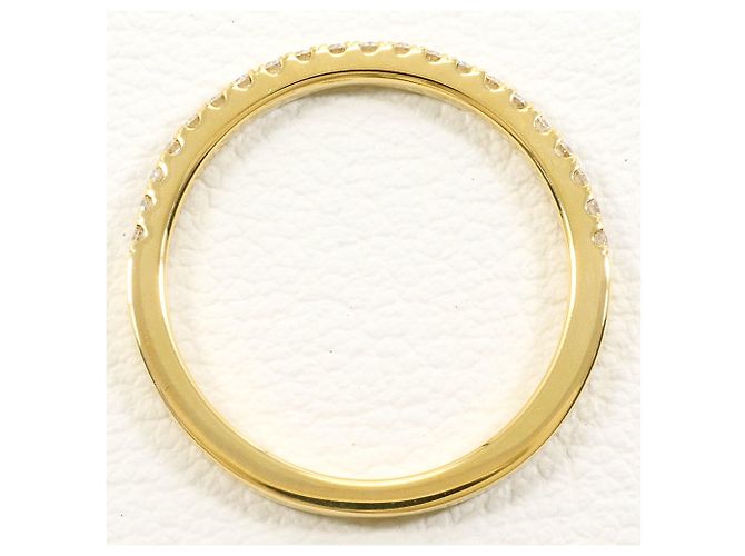 Autre Marque Ringband aus 18K Gelbgold mit Diamant - Ansicht 2