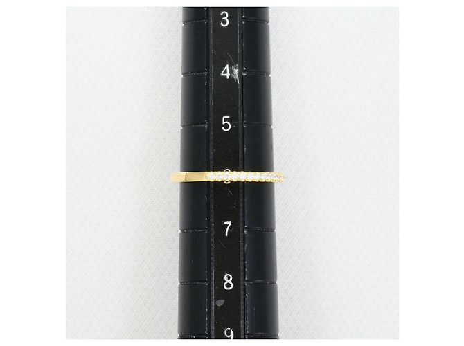 Autre Marque Ringband aus 18K Gelbgold mit Diamant - Ansicht 5