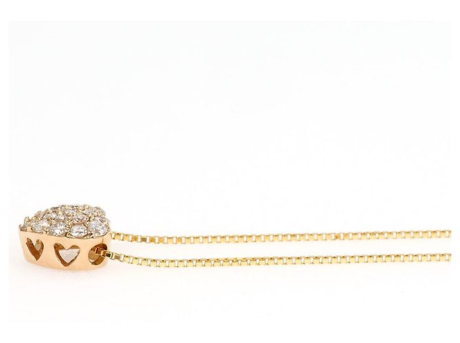 Autre Marque Collana in oro rosa 18K con diamante - vista 2
