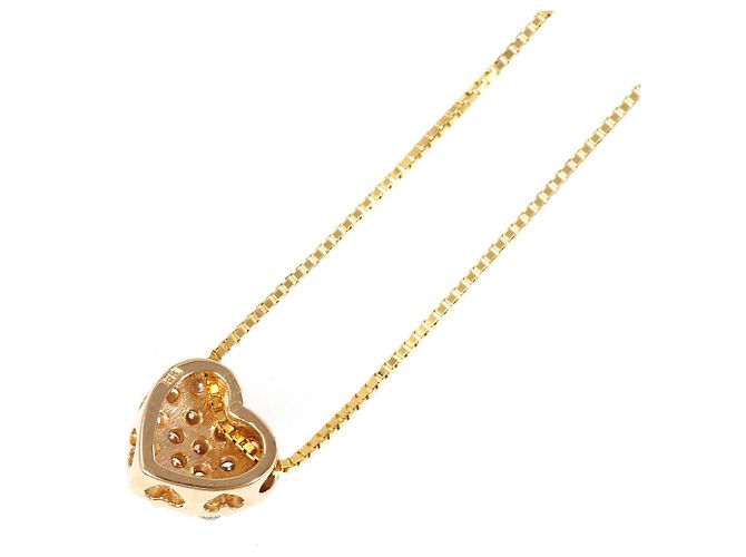 Autre Marque Collana in oro rosa 18K con diamante - vista 3
