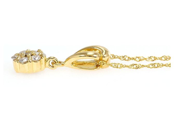 Autre Marque Collana in oro giallo 18K con diamante - vista 2