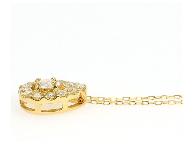 Autre Marque Collana in oro giallo 18K con diamante - vista 2
