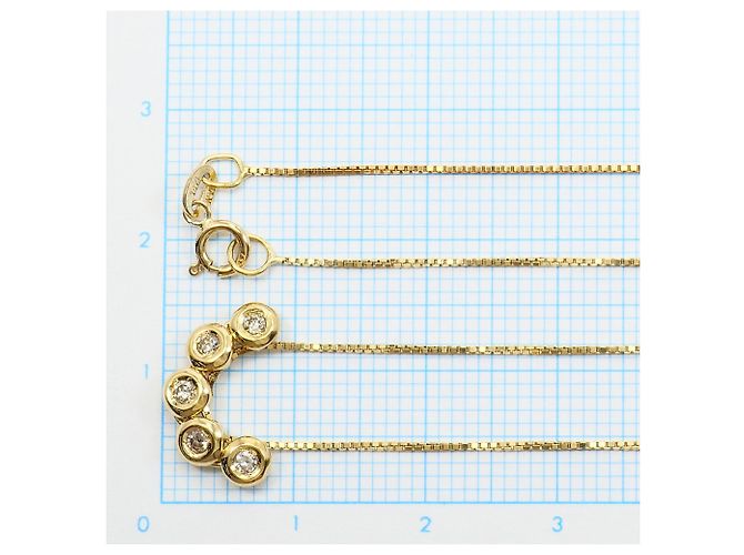 Autre Marque Collana in oro giallo 18K con diamante - vista 5