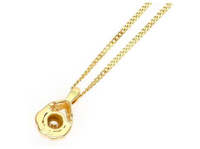 Autre Marque Collana in oro giallo 18K con diamante - vista 3