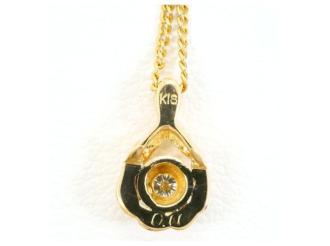 Autre Marque Collana in oro giallo 18K con diamante - vista 4