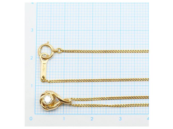 Autre Marque Collana in oro giallo 18K con diamante - vista 5