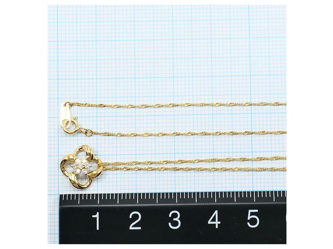 Autre Marque Collana in oro giallo 18K con diamante - vista 4