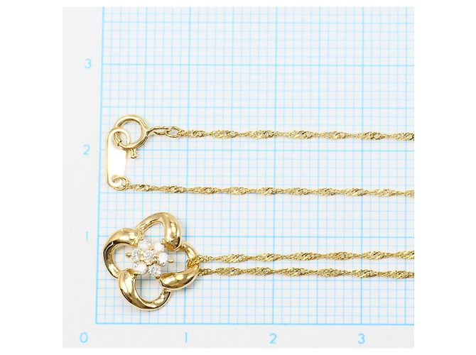 Autre Marque Collana in oro giallo 18K con diamante - vista 5