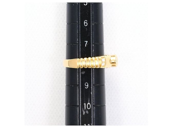 Autre Marque 18K Gelbgold Ring mit Diamant - Ansicht 6