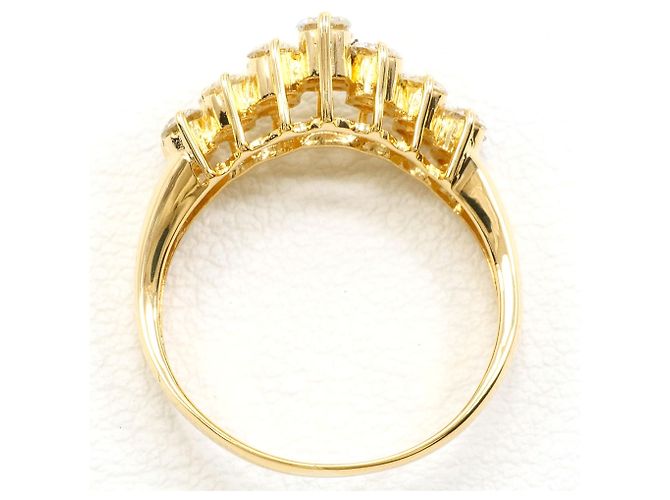 Autre Marque Ringband aus 18K Gelbgold mit 1.00ct Diamant - Ansicht 3