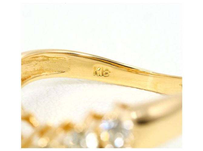 Autre Marque Ringband aus 18K Gelbgold mit 1.00ct Diamant - Ansicht 5