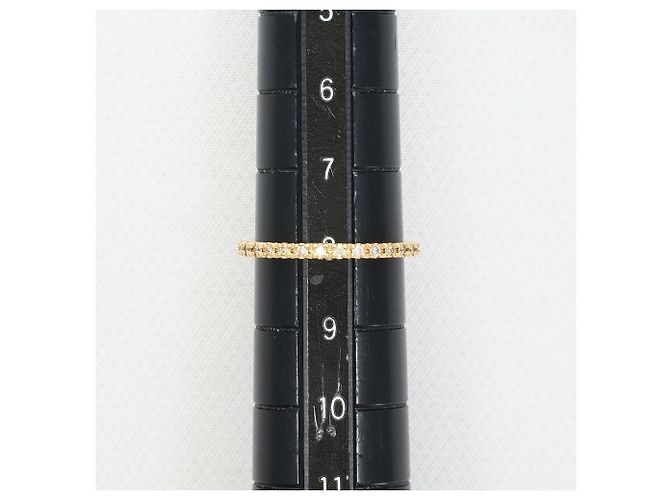 Autre Marque Ehering aus 18K Roségold mit braunem Diamanten - Ansicht 5