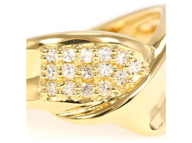 Autre Marque Anello fede in oro giallo 18K e diamanti - vista 2
