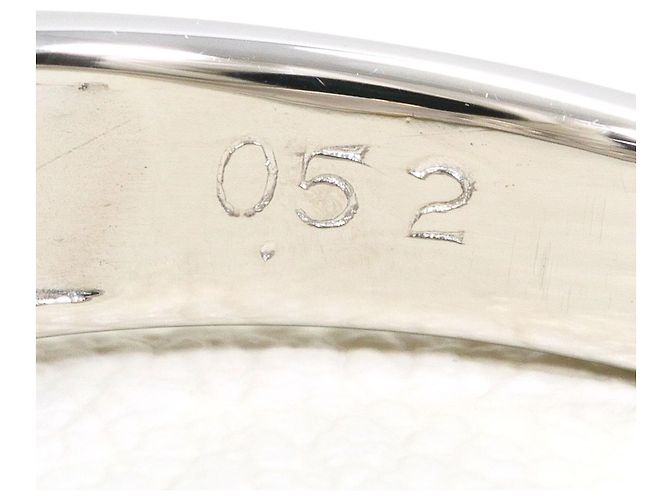 Autre Marque Ehering aus Platin und Gelbgold mit Diamant - Ansicht 6
