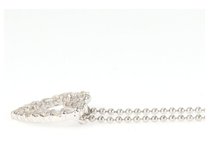 Autre Marque Collana in oro bianco 18K e diamanti - vista 2