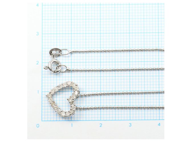 Autre Marque Collana in oro bianco 18K e diamanti - vista 4