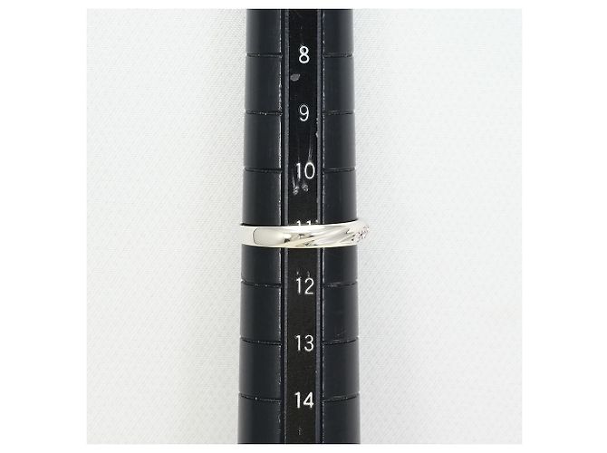 Autre Marque PT900 Platin-Bandring mit rosa Diamant - Ansicht 5