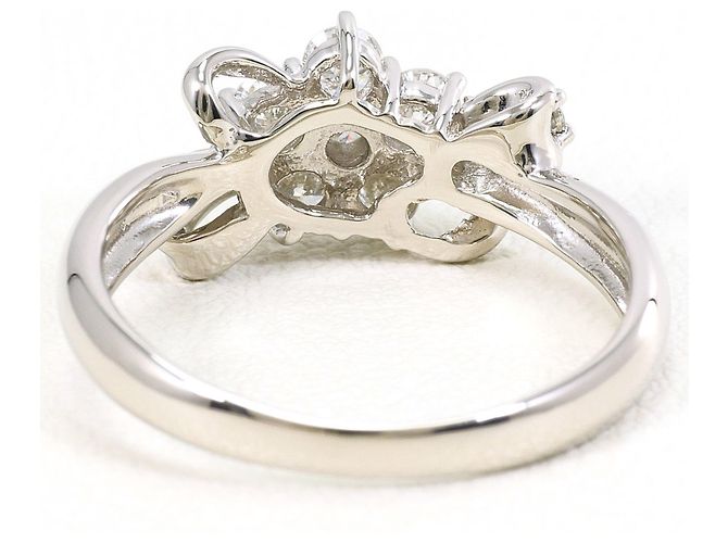 Autre Marque Platin-Diamant-Ehering - Ansicht 3