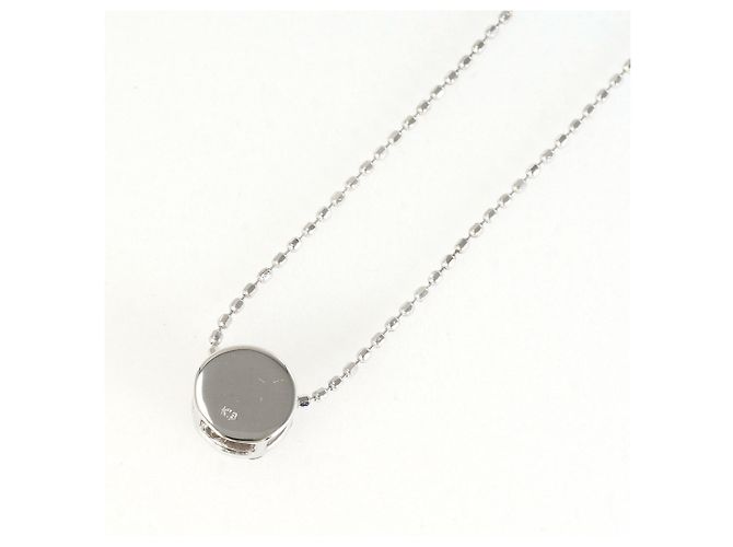 Autre Marque Collana elegante in oro bianco 18K e diamanti - vista 3