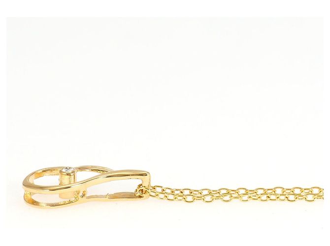 Autre Marque Collana in oro giallo 18K con diamante - vista 2