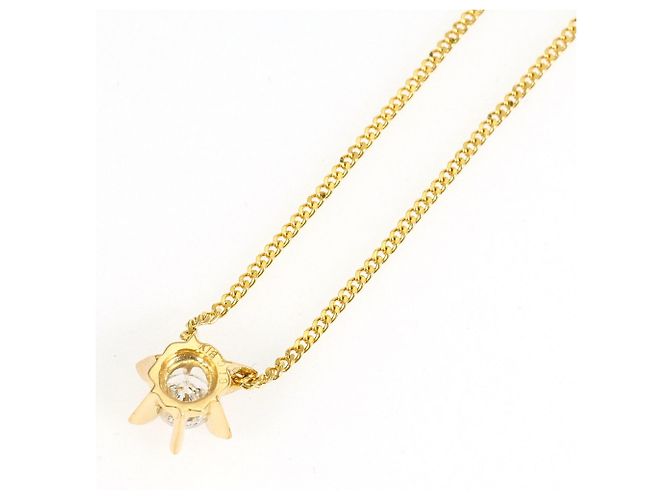 Autre Marque Collana in oro giallo 18K con diamante - vista 3