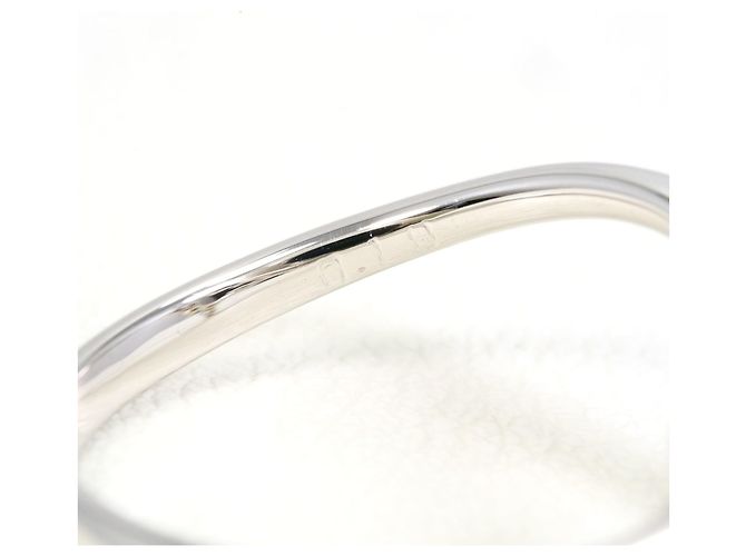 Autre Marque Ehering aus 18K Weißgold mit Diamanten - Ansicht 5