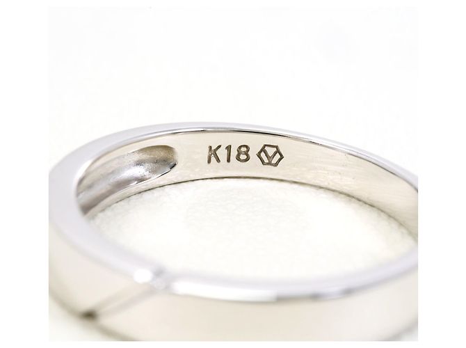 Autre Marque Ehering aus 18K Weißgold - Ansicht 4