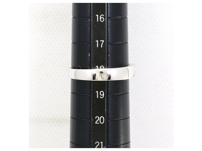 Autre Marque Ehering aus 18K Weißgold - Ansicht 5