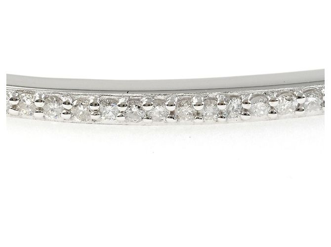 Autre Marque Bracciale con charm in oro bianco 14K con diamante - vista 2