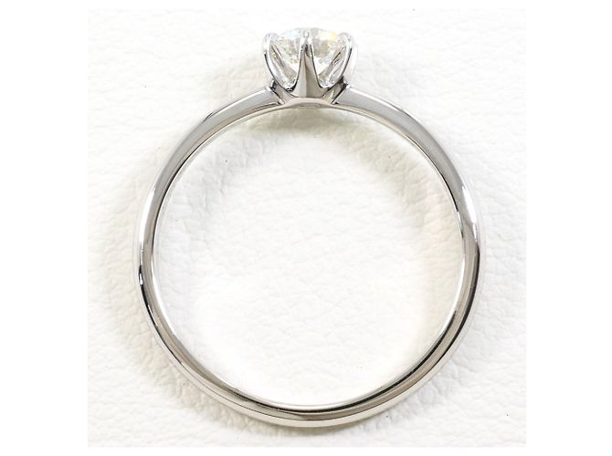 Autre Marque PT900 Platin-Bandring mit 0.343ct Diamant - Ansicht 3